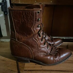 DURABO lace-up western boots